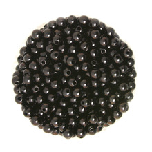 Round  1000pcs  200pcs 50pcs Black Color 6mm 4mm 8mm  Imitation Pearl Plastic Beads Wholesale for Jewelry Making CN-BSG01-02BK 2024 - buy cheap