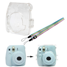 Transparent Camera Plastic Shell Case Cover Bag For Fuji Fujifilm Instax Mini 8 2024 - купить недорого