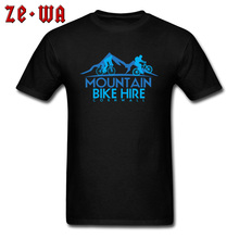 Camiseta manga curta para motociclismo, camiseta de 100% algodão com gola redonda para viagens, ciclismo e mtb 2024 - compre barato