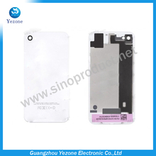 Free Shipping Glass Back Cover For iPhone 4 4S White Battery Door Housing Wholesale Replacement Repair Parts High Quality 2024 - buy cheap