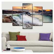 diamond painting 5 pcs new cross stitch diamond embroidery Landscape Niagara Falls Paintings,mosaic diamond puzzle picture decor 2024 - buy cheap