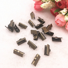 50-100pcs Bronze Crimp End beads leather cord clasps End Caps For Jewelry Making Cords Connectors DIY Jewelry Findings 2024 - buy cheap