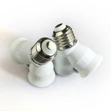 E27 адаптер держатель лампы E27 до 2 E27 LED Y Форма Новый огнеупорный материал свет лампы разделитель ламп адаптер конвертер BL-27 2024 - купить недорого