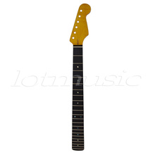 Neck Guitar Maple 22 Fret Frets For Electric Guitar Neck Rosewood Fingerboard Replacement Parts Abalone Dot Yellow 2024 - buy cheap