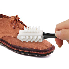 Herramienta de limpieza en forma de S, cepillo multifunción de alambre de cobre y silicona para zapatos, 3 lados, para botas de ante nobuk 2024 - compra barato