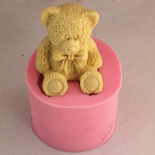 New Baby Bear  apCraft Art Silicone Soap mold Craft Molds DIY Handmade soap molds 2024 - buy cheap