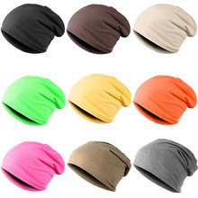 New Fashion Men Women Beanie Top Quality Solid Color Hip-hop Slouch Unisex Knitted Cap Winter Hat Beanies 2024 - buy cheap