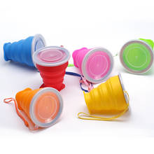 250ML Travel Folding Water Cup Stainless Steel Silicone Folding Cups Telescopic Collapsible Coffee Cups Outdoor Sport Water Cup 2024 - buy cheap