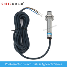 M12 DC 24V 3wire NO Diffuse Photoelectric sensor switch 5cm E3F1-DS5C4 NPN PNP 2024 - buy cheap