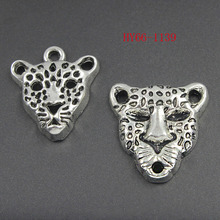 64-1139  antique silver-plated zinc alloy leopard floating charms  diy decoration  fashion loose beads 2024 - buy cheap