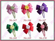 free shipping 1000ps mix color 2.75'' new fashion Boutique hair bows with snap clips hair clips hair accessories 2024 - buy cheap