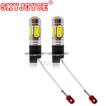 SKYJOYCE-bombilla de luz antiniebla led de alta potencia, para estacionamiento, H3, 7,5 W, 12V, blanco, 6500K, kits de luz de conversión, 2 uds. 2024 - compra barato