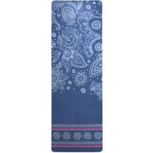 Thickened 5mm natural rubber suede cloth printed non-slip yoga mat Soft and comfortable skin-friendly mat 2024 - buy cheap