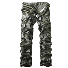 Nova chegada de alta qualidade camuflagem masculina calças de carga casual militar camo multi-bolsos calças de trabalho para homem pantalones hombre 2024 - compre barato
