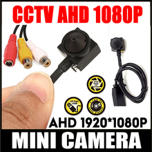 Sistema de vigilância doméstica hd supe pequena, câmera pequena 720p 960p 2.0mp 1080p cctv colorida ahd mini, lente micro de 3.7mm 2024 - compre barato