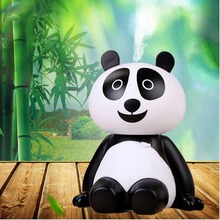 Panda de dibujos animados USB mini humidificador ultrasónico de aire ultrasónico escritorio humidificadores nebulizador Mini purificador de aire portátil 120ml 2024 - compra barato