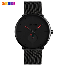 SKMEI Brand Simple Men'Students Watch Waterproof Stainless Steel Men Wristwatch Fashion Male Business Watches Relogio Masculino 2024 - buy cheap