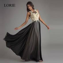 LORIE Party Evening Dress Long Formal 2018 Robe De Soiree Backless Elegant Women Lace Prom Dresses Black Evening Gowns Plus Size 2024 - buy cheap