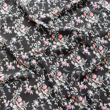 Hlqon-tecido preto de chiffon liso para vestido, pano, feltro, patchwork, costura, artesanato, x cm 2024 - compre barato