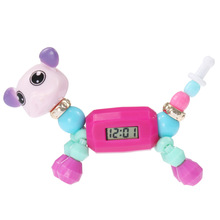 DIY цифровые детские часы для мальчиков/девочек, милые картонные часы-браслет, Детские Спортивные кварцевые наручные часы, Обучающие игрушки, подарки 2024 - купить недорого