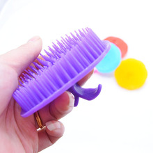 Pet Hair Growth Shampoo Scalp Body Massager Clean Brush Comb Pets Products E2S 2024 - buy cheap