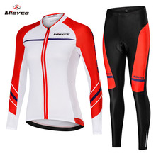 2021 Cycling Jersey Set Long Sleeve Women Breathable MTB Bike Clothing Bicycle Female Ropa Ciclismo Sport Suit BMX Racing Kits 2024 - buy cheap