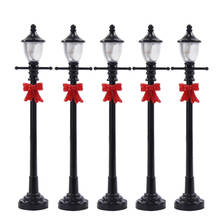 LYC01 5pcs Model Railway Christmas Lamp Post Street Lights O Scale 3V NEW Decoration Lamp 2024 - buy cheap