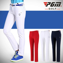 2018 PGM гольф высокоэластичные брюки мягкие тонкие брюки для женщин гольф спортивная одежда леди дышащие брюки размер xs-xl 2024 - купить недорого