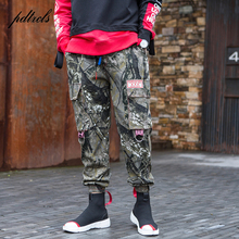 2018 Hot Original Design Fashionable Men Camouflage Pencil Pants Autumn Hip Hop Male Sweatpants Trousers Casual Multi-Pockets 2024 - buy cheap
