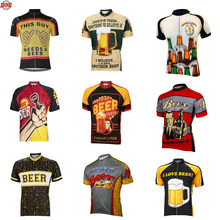 Men Beer cycling jerseys ropa ciclismo short sleeved Cycling clothing classic Bicycling clothes 10 Style Summer bike wear MTB 2024 - buy cheap