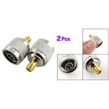 Promotion!  2pcs N Male Plug to SMA Female Jack RF Coaxial Adapter Connector 2024 - buy cheap