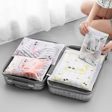 Bolsas de almacenamiento impermeables para viaje, organizador de cosméticos para ropa interior, diseño de gato, bolsa impermeable para viaje, A30313 2024 - compra barato