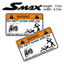 KODASKIN-pegatina de advertencia para motocicleta, calcomanía creativa 2D barata para YAMAHA SMAX 2024 - compra barato