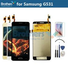 Tela lcd para smartphone samsung galaxy grand prime, g531, g531h, tela touch, para g531f, embutida, teste de montagem 2024 - compre barato