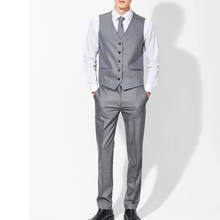 Chalecos Para Hombre Gentleman Wedding Waistcoat Casual Business Vests Slim Fit Vest Custom Made Mens Groom Vest Suit Vest 2017 2024 - buy cheap