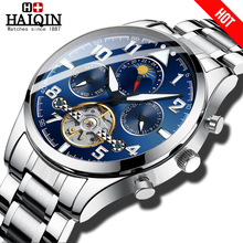 HAIQIN Automatic mechanical Mens watches top brand luxury Clock Business Dress watch men wristwatch tourbillon Relogio Masculino 2024 - buy cheap