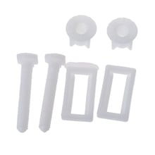 Tornillos de bisagra para asiento de inodoro, Kit de fijación de tornillo de ajuste, 1 par 2024 - compra barato