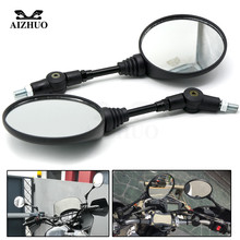 Espelho retrovisor dobrável universal para motocicletas, espelho lateral de motocicletas 8mm 10mm para yamaha honda suzuki kawasaki bmw 2024 - compre barato