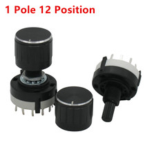 2pcs RS26 1 Pole Position 12 Selectable Band Rotary Channel Selector Switch Single Deck Rotary Switch Band Selector +2pcs knob 2024 - buy cheap