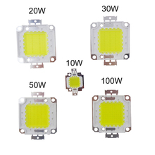 High Power COB LED Chips 10W 20W 30W 50W 100W DC10V-32V Integrated source SMD For Floodlight Spotlight Warm White /White outdoor 2024 - buy cheap