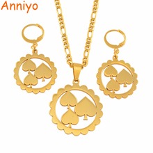 Anniyo-Colgante Marshall para mujer, collares, pendientes, conjuntos de joyería para mujer, Micronesia, joyería Kiribati, regalo #051521S 2024 - compra barato