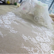 Exquisite Quality Flower Eyelash Lace DIY Dress Skirt Wedding Veil Stitching Clothing Home accessories 2024 - buy cheap