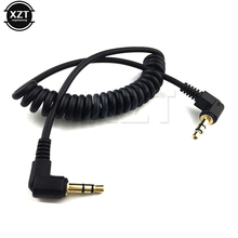 Audio Cable Stereo 3.5mm Double bend 90 degree Male Audio Line Mp3 Mobile Phone to Car Aux Speaker Audio Wire 2024 - buy cheap