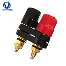Connecter Banana Plug Gold Plate Connector Terminal Banana Plugs Binding Post in Wire Connectors 4MM Red Black Diy Electronic 2024 - buy cheap
