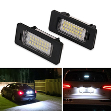 2Pcs For Audi A4 Led License Plate Light Lamp Car Led Number Plate Lights Bulbs Lighting For Audi Q5 A4 A5 A6 A7 TT TTS Rs TTRS 2024 - buy cheap