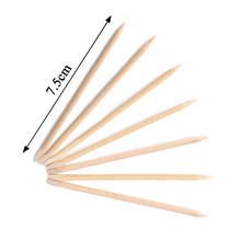 100pcs Nail Art Design Orange Wood Stick Cuticle Pusher Remover Manicure Care  Free Shipping 2024 - buy cheap