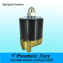 3/8 inch 2/2 way direct acting brass material 220 volt solenoid valve for air water 2W040-10 2024 - buy cheap