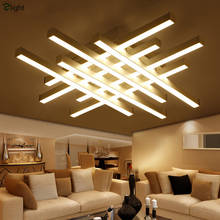 Modern Geometric Metal Dimmable Led Ceiling Lights Lustre Acrylic Living Room Led Ceiling Lamp Bedroom Led Ceiling Light Fixture 2024 - buy cheap