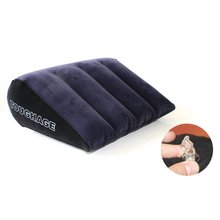 Almohada inflable de PVC flocado para adultos, cojín de posición de amor, multifuncional, para la vida del marido y la mujer 2024 - compra barato