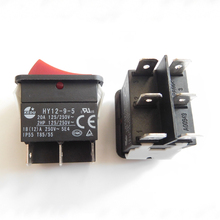 2 шт. KEDU HY12-9-5 6 контакты, кулисный переключатель On Off, кнопочные переключатели для промышленного электрического электроинструмента 125/250V 18/20A 2HP 2024 - купить недорого